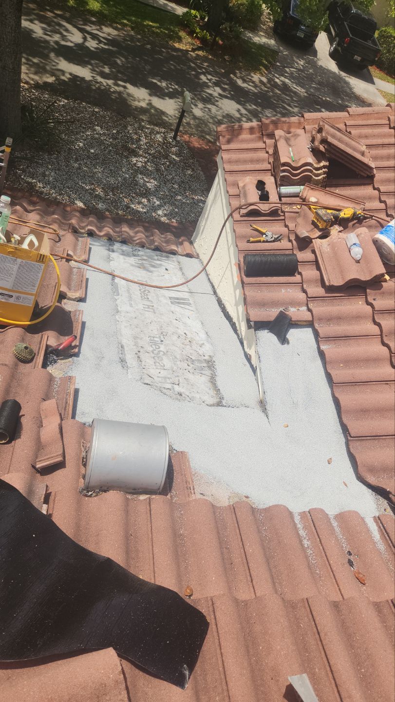 Clay Tile Roof Leak Repair and Sheathing Replacement in Hollywood by Aastro Roofing
