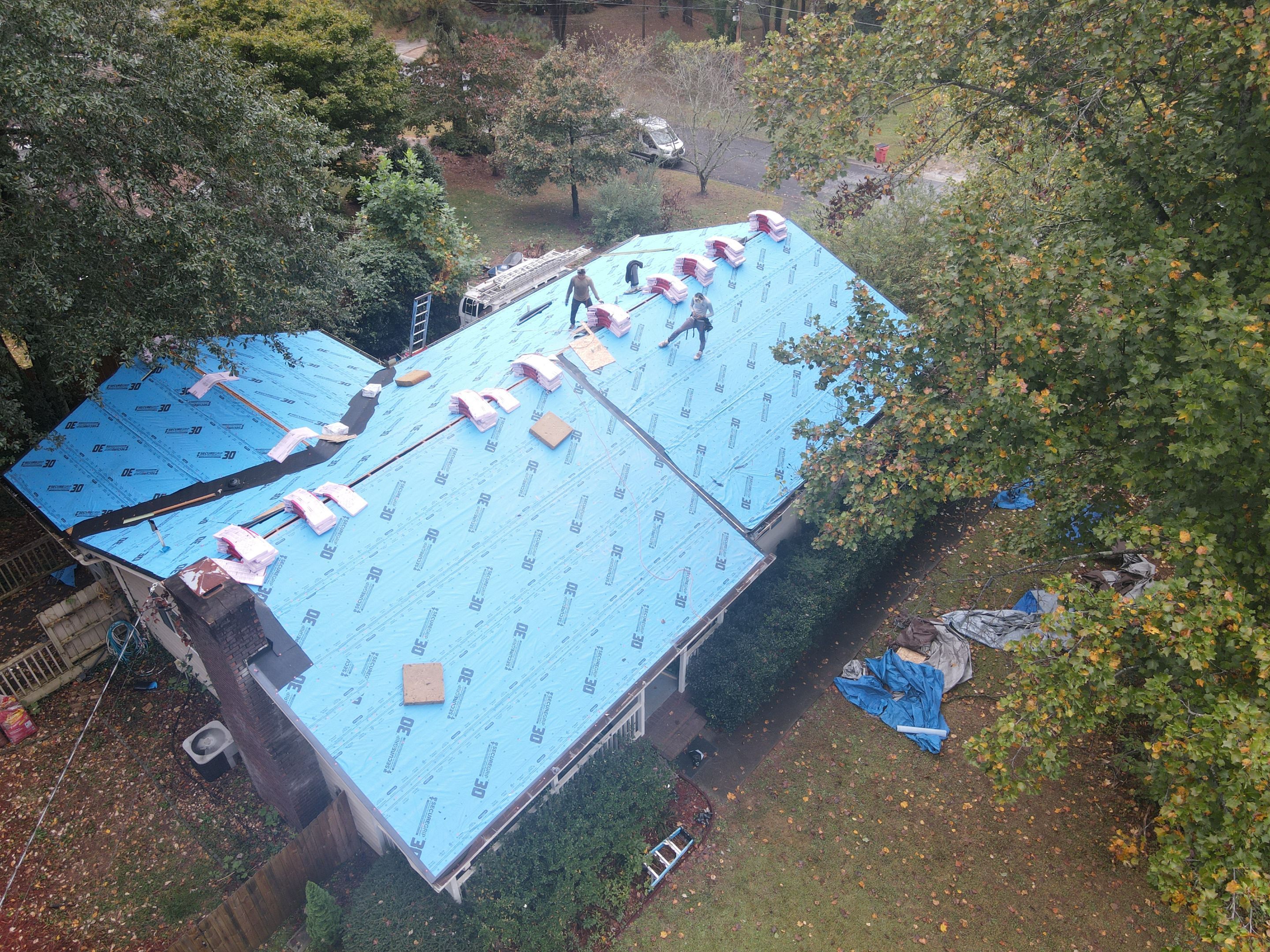 Residential Roofing Installation using Owens Corning by Inspector Roofing and Restoration