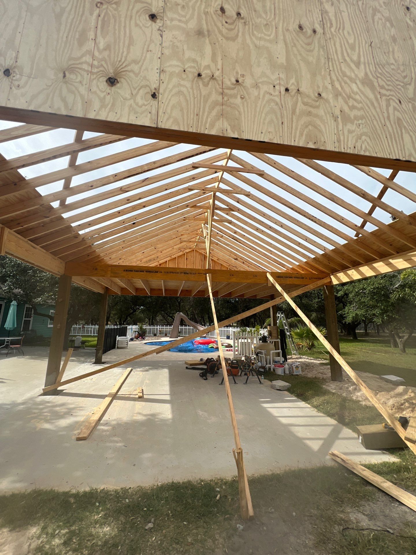 Patio? We got you Covered! by Bayfront Roofing and Construction