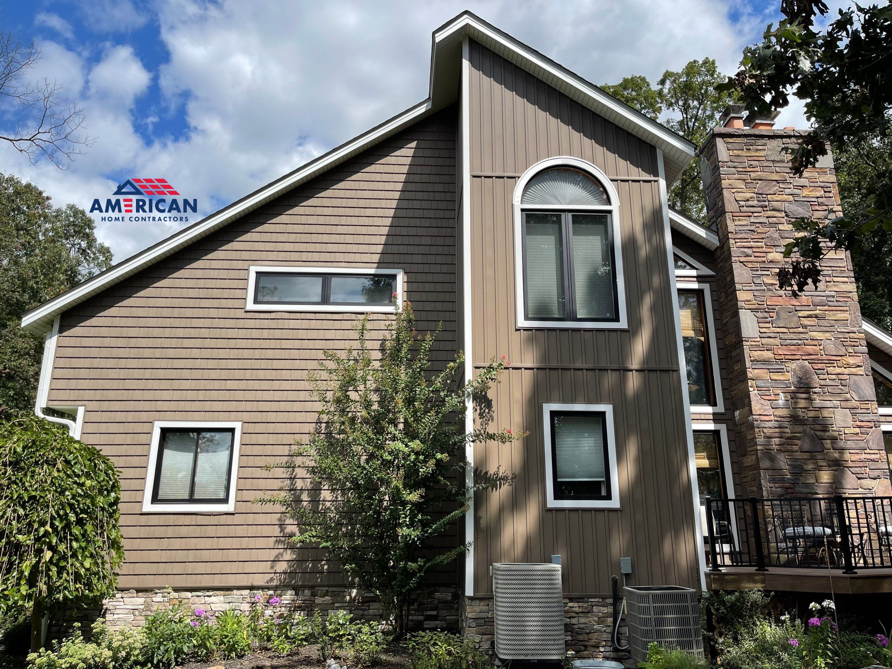 Roof, Siding, Soffit, Trim, and Gutter replacement by American Home Contractors