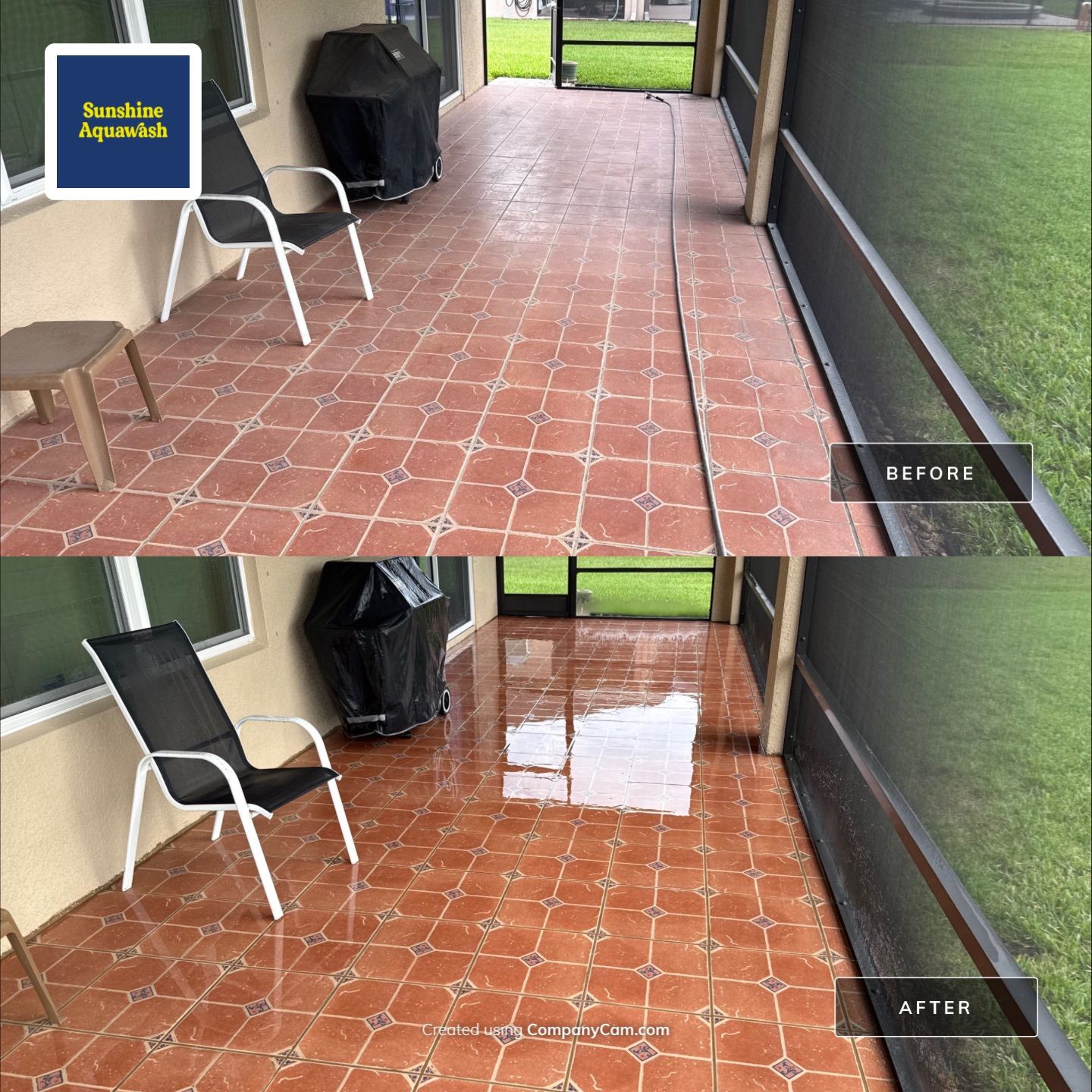 Lanai, Driveway & Sidewalk Cleaning in Palmetto, FL by Sunshine AquaWash