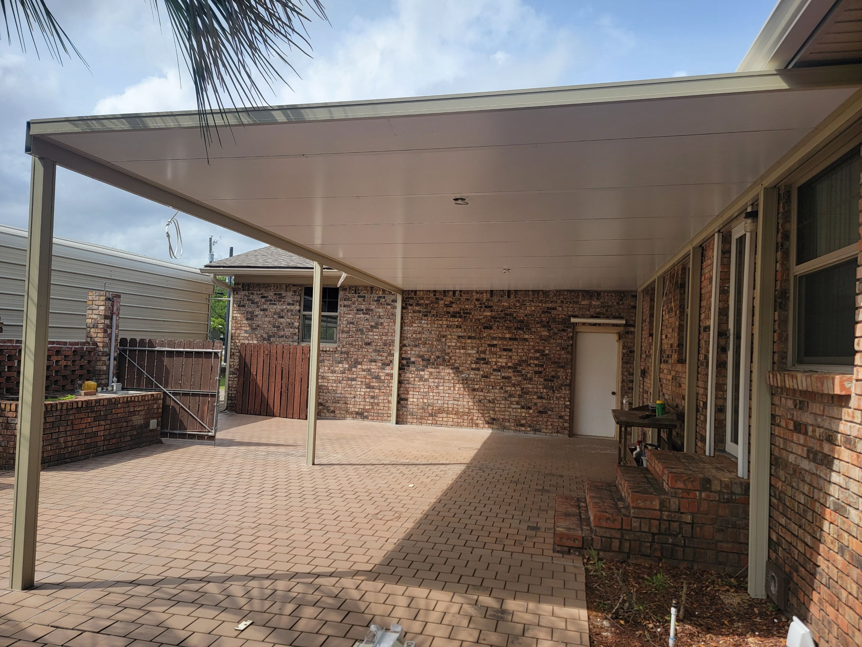 Patio Cover using Colorbeam by Titan Sunrooms