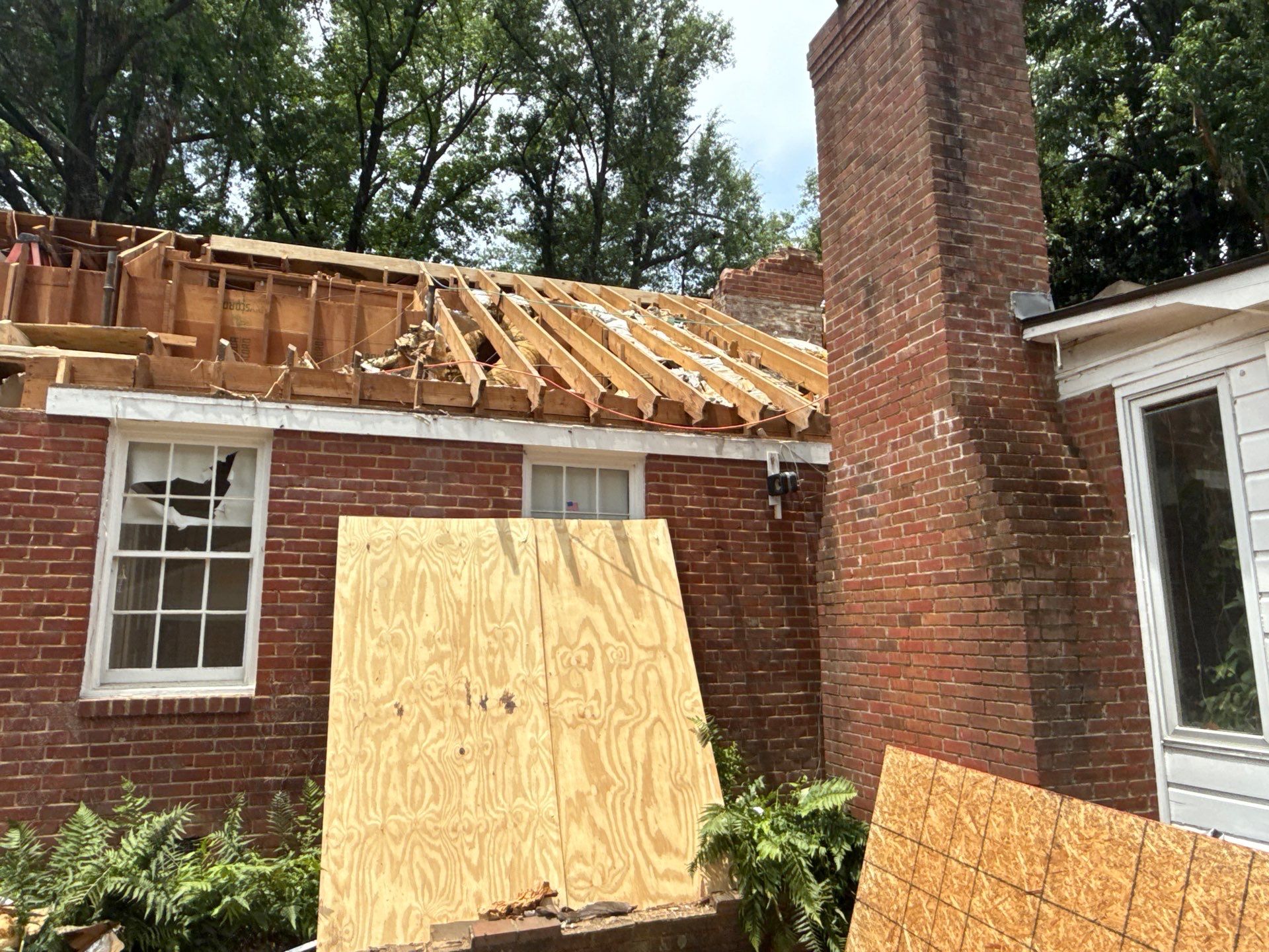 Structural Restoration and Asphalt Shingle Roof Replacement with Interior Repairs in East Memphis by Revival Roofing Services