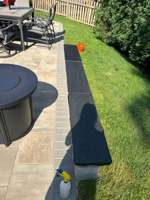 Brick paver clean, sand and seal.  using Surebond SB-1300