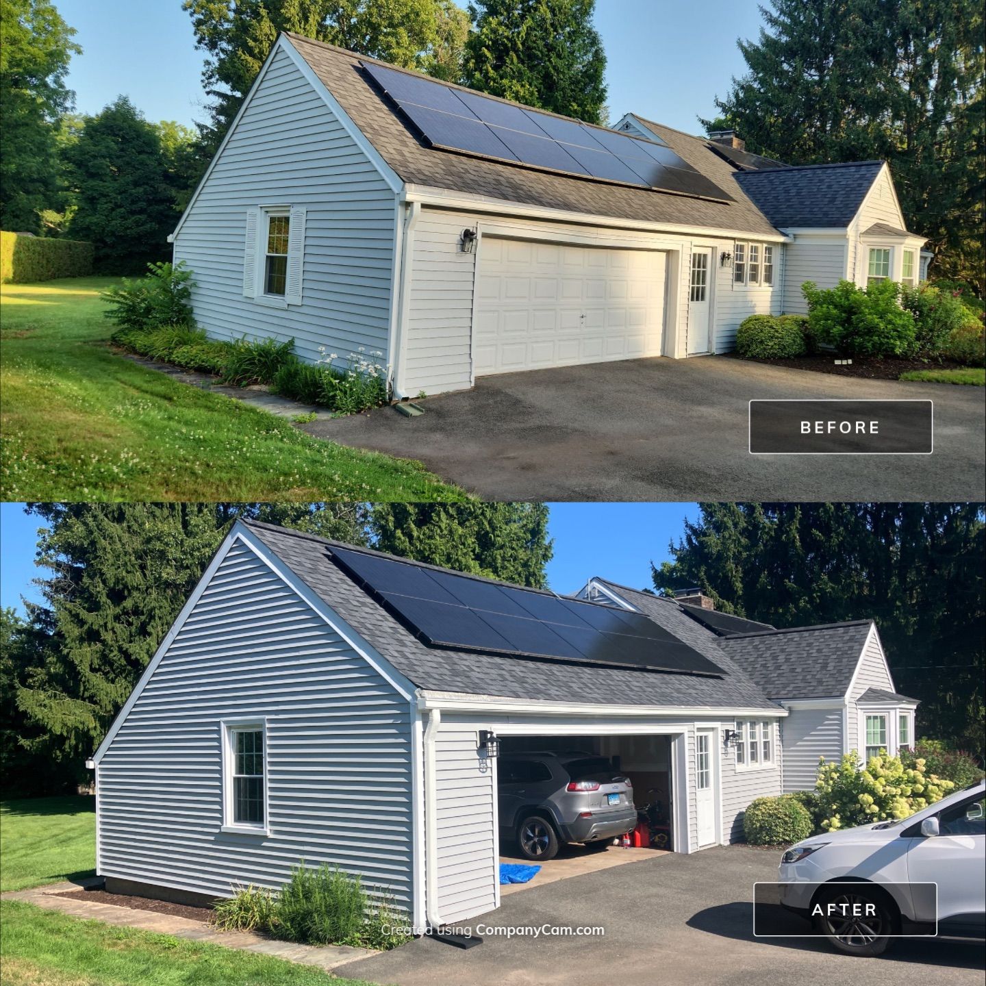 Siding using Cert. Monogram D/4 x 12'6" clapboard, Sterling Gray by DiGiorgi Roofing and Siding Inc