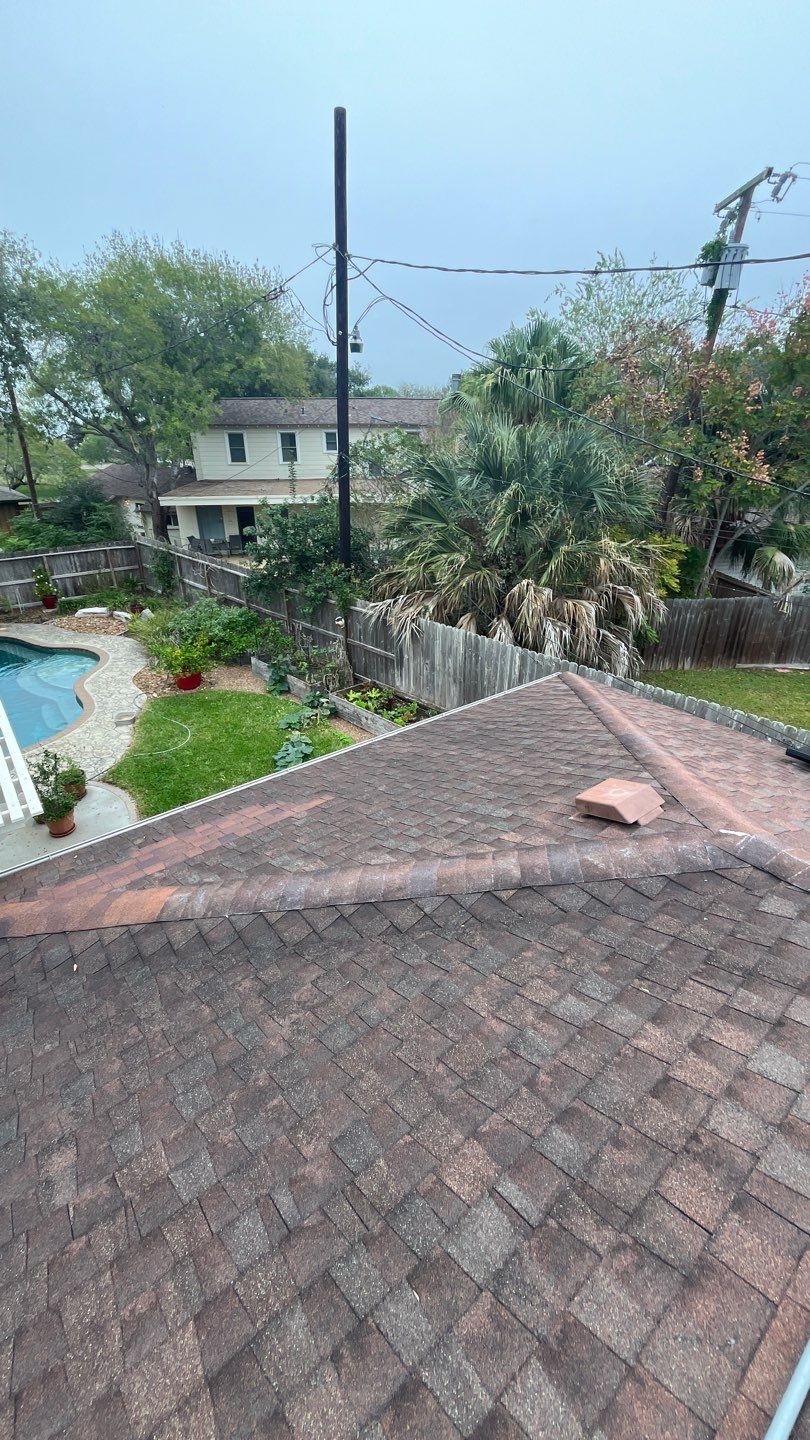 Residential Roofing Installation using Certainteed Landmark Moire Black by Galvan Roofing and Construction