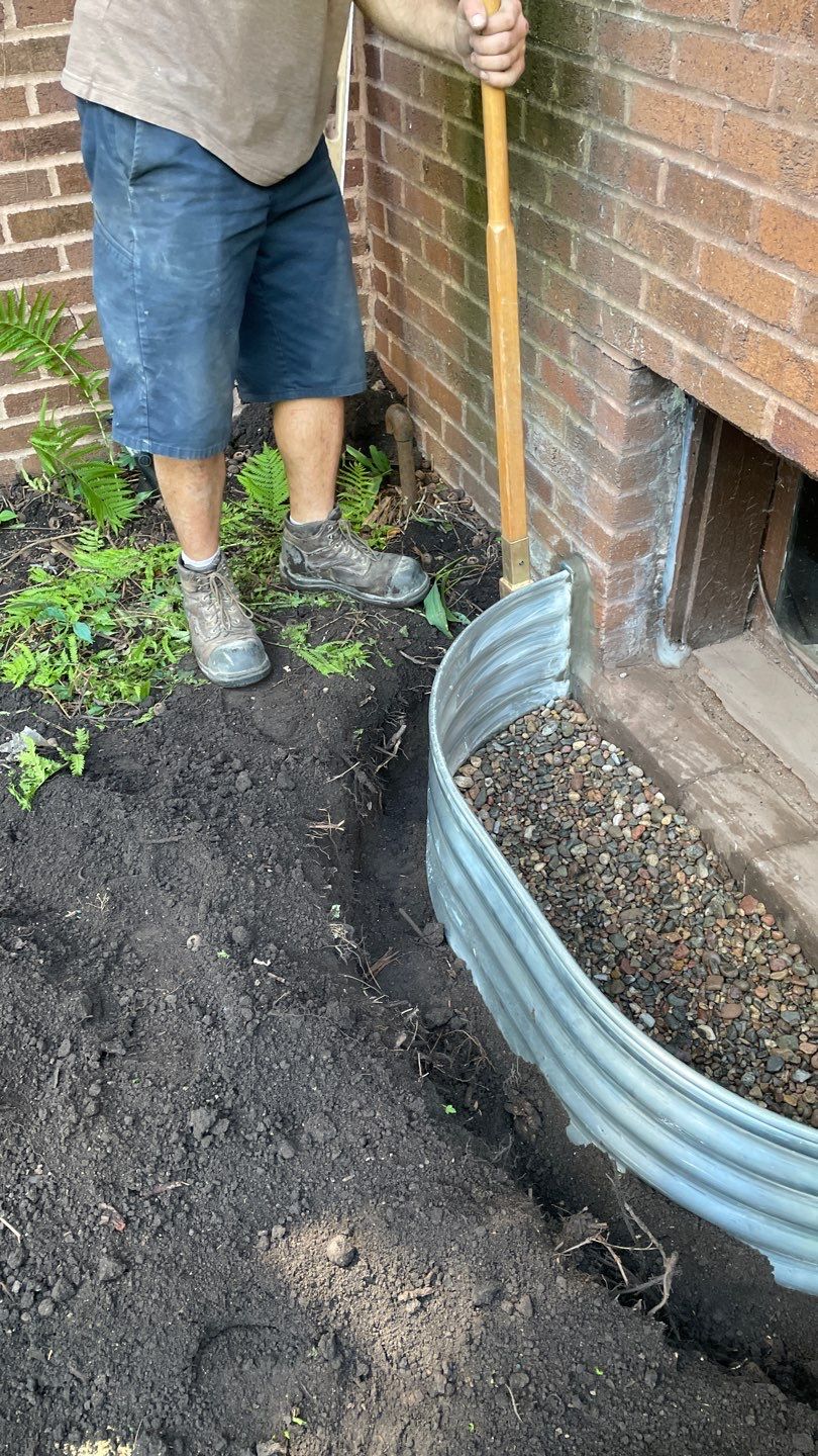 Basement Window Well Replacement in St. Paul, MN by Waterproofing Northeast