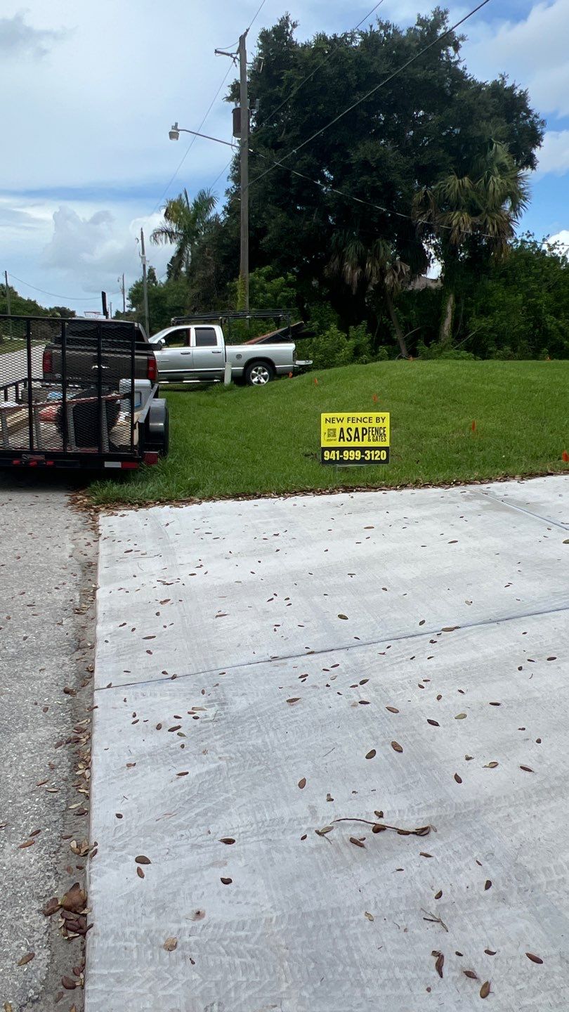Englewood, FL 4ft. Tall Black Chain-link Fence by Asap fence and gates, LLC