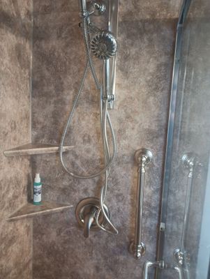 Tub to Shower Conversion using BCI Acrylic Shower System