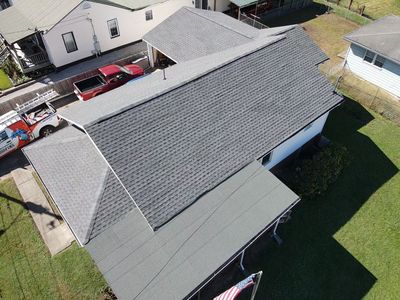Residential Roofing Installation using GAF Timberline HDZ Pewter Gray