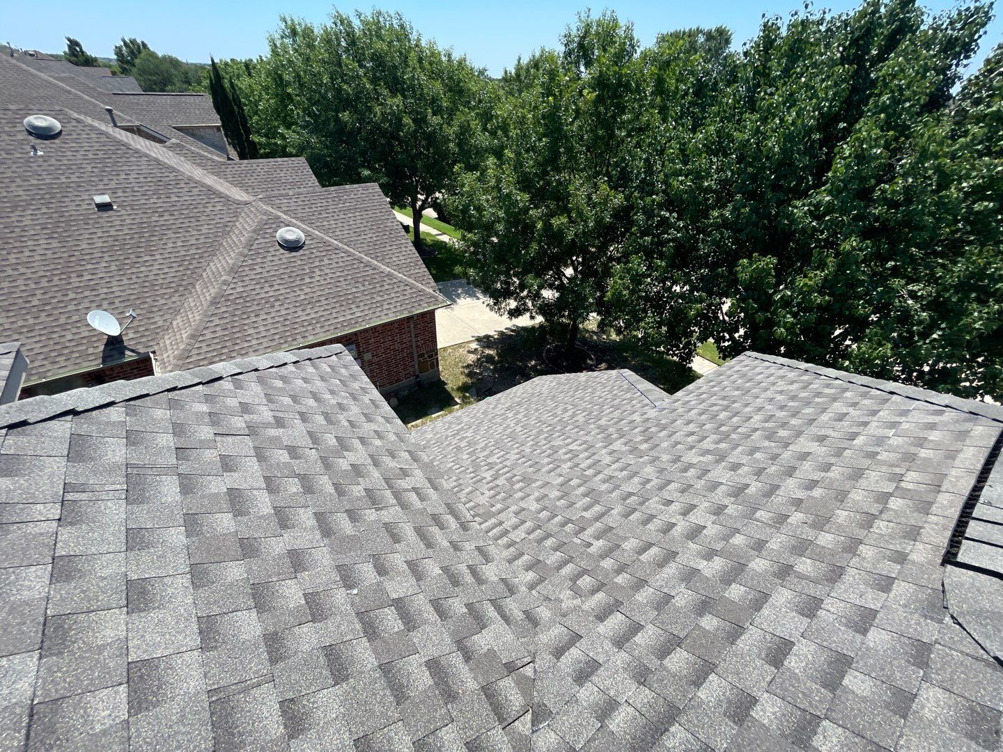 Major Hail Storm Full Roof and Gutter Replacement by First United Roofing & Construction
