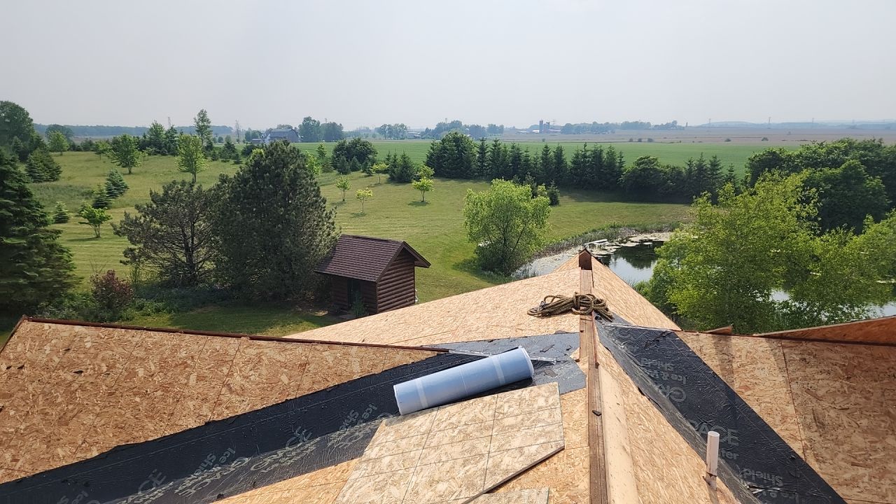 Residential Roofing Installation using GAF timberline HDZ shingles by Gellings Roofing & Siding