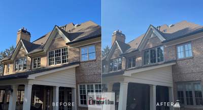 Sandy Springs Brick Exterior Window and Door Replacement by Expert window & Door