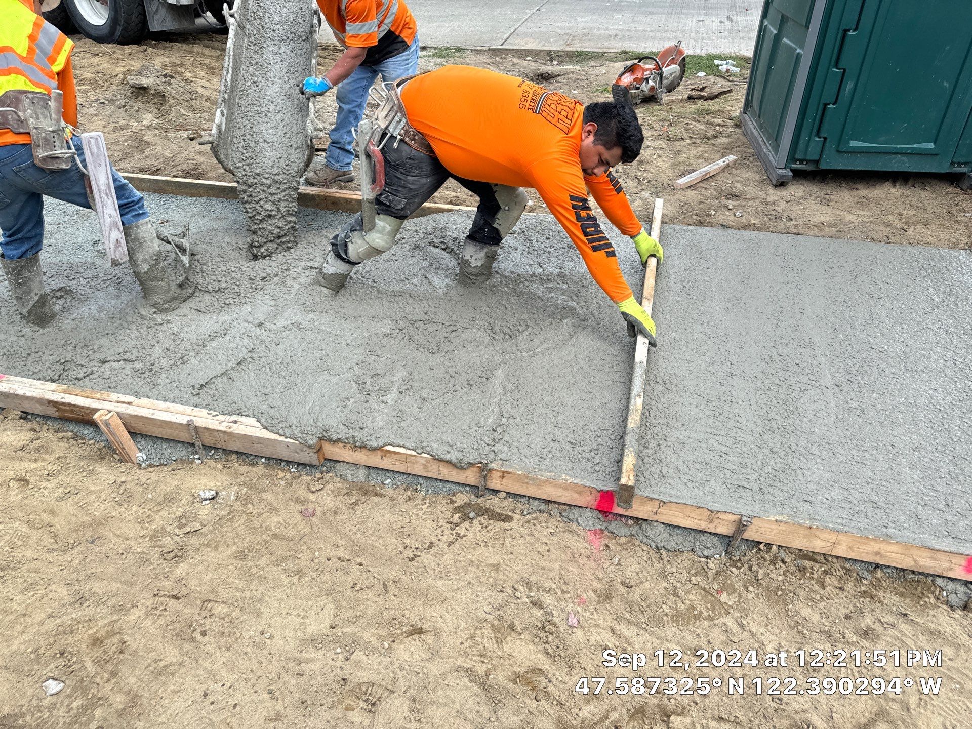 David | Concrete Sidewalk by Jireh Asphalt & Concrete Inc 