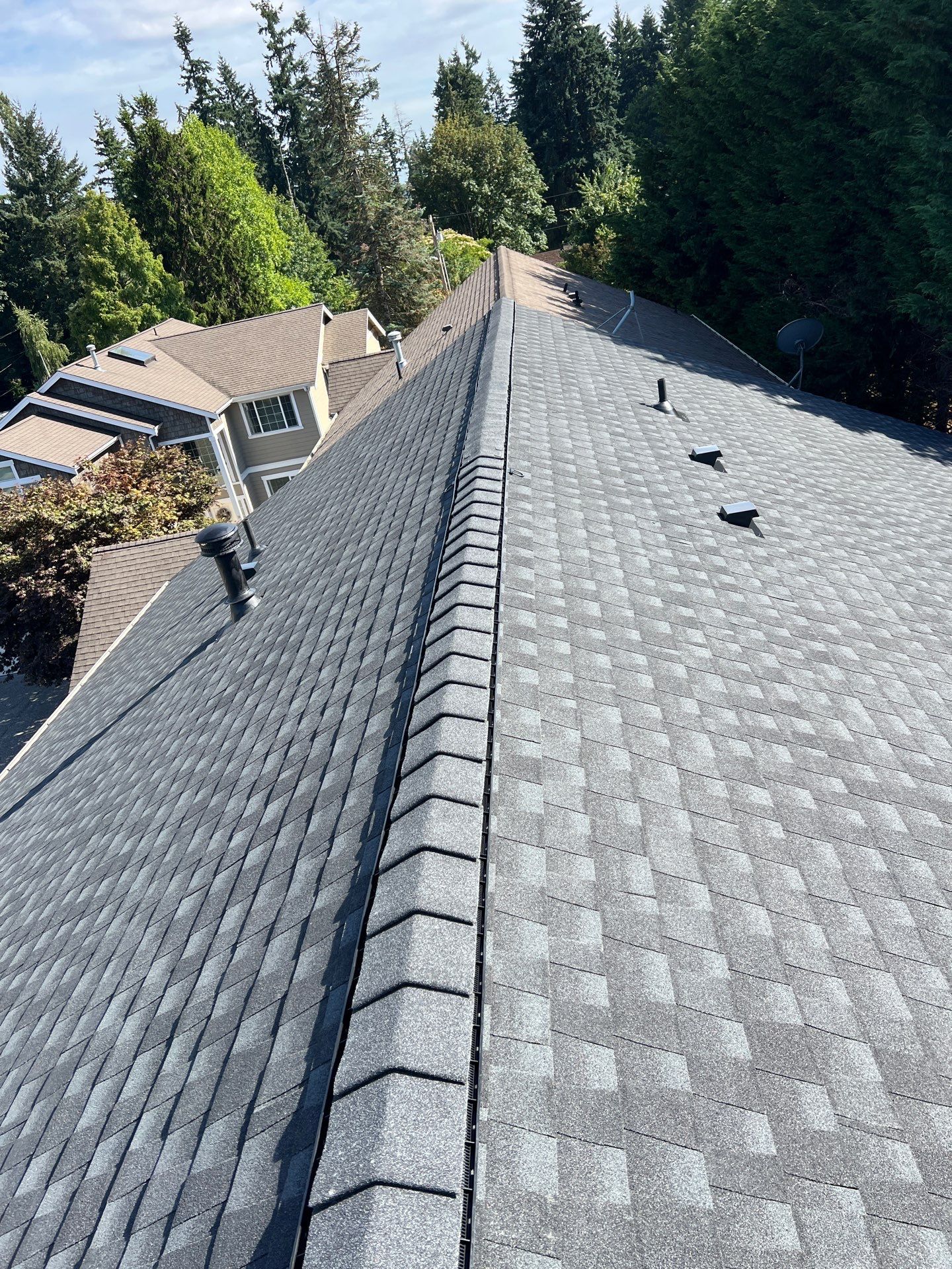Residential Roofing Installation using GAF HDZ Shingles by Roofing Formula LLC