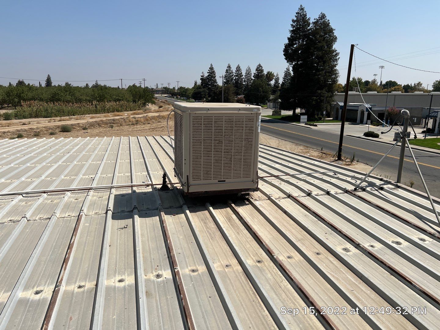 MR Roofing system using Conklin Benchmark/PUMA XL fabric and coating by Straight Edge Roofing Inc