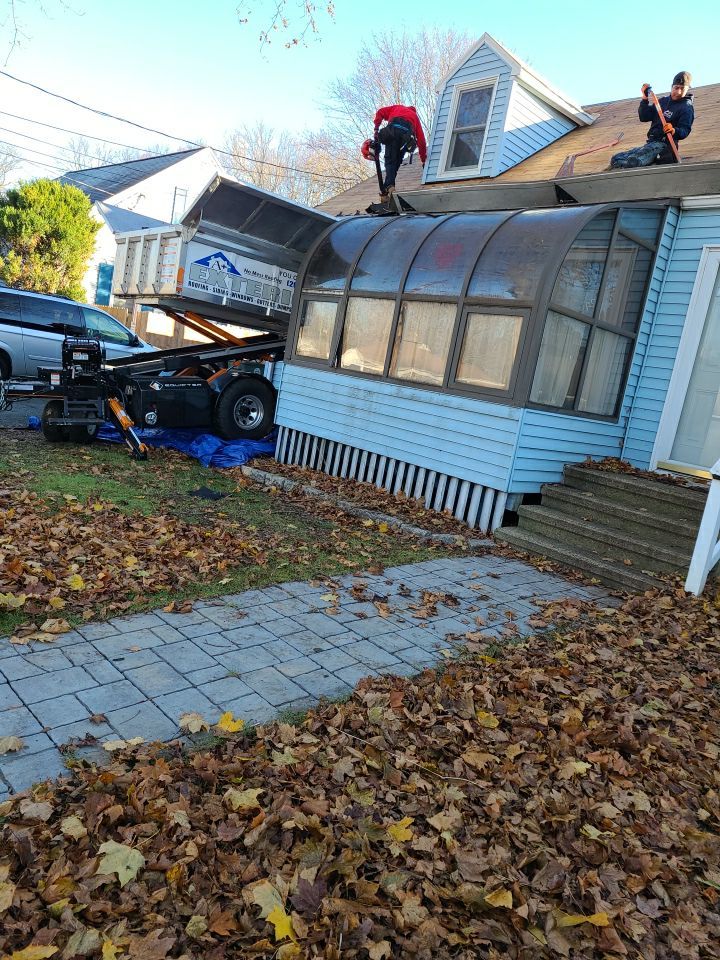 Residential Roofing Installation using Owens Corning TruDefinition Quarry Gray by A Plus Exterior