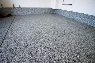 Garage Floor using Domino