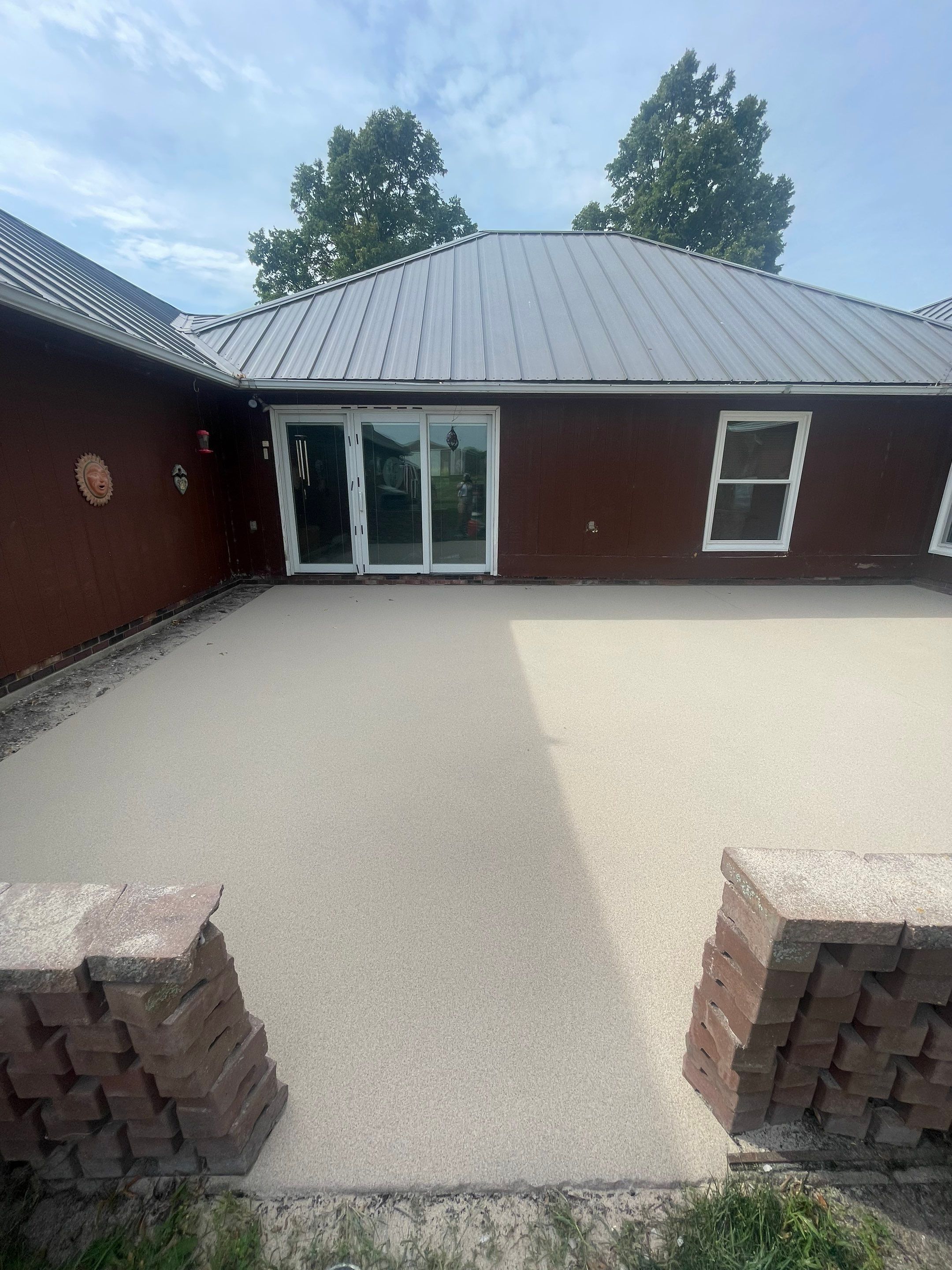 Concrete Patio Resurfacing and Protective Coating in Winfred, South Dakota by Select Painting, Coatings & Garage Cabinets