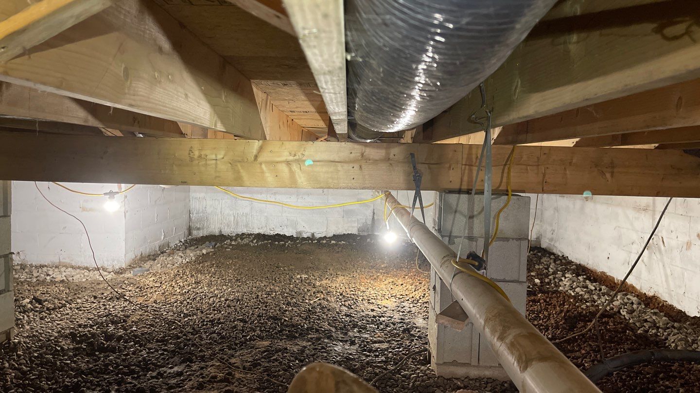 Crawl Space Waterproofing & Encapsulation using GrateProducts by Toledo Basement Repair
