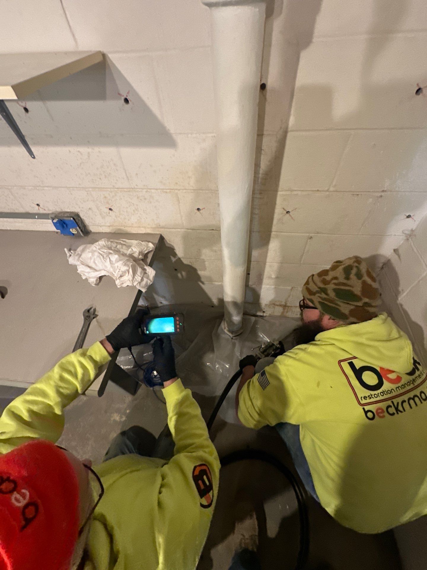 Akron Basement Waterproofing by Beck Restoration Management Group