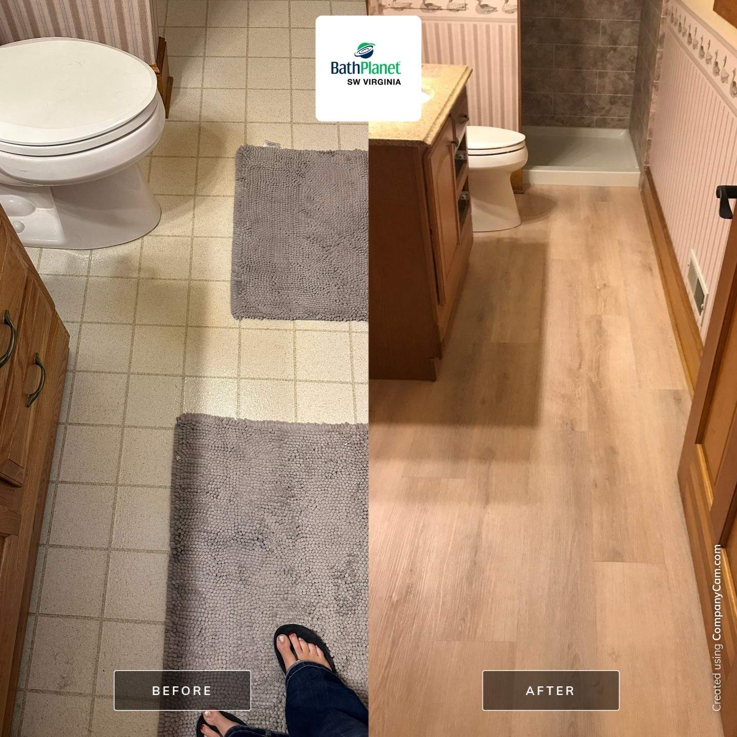 Shower Stall and Floors by BathPlanet SW Virginia