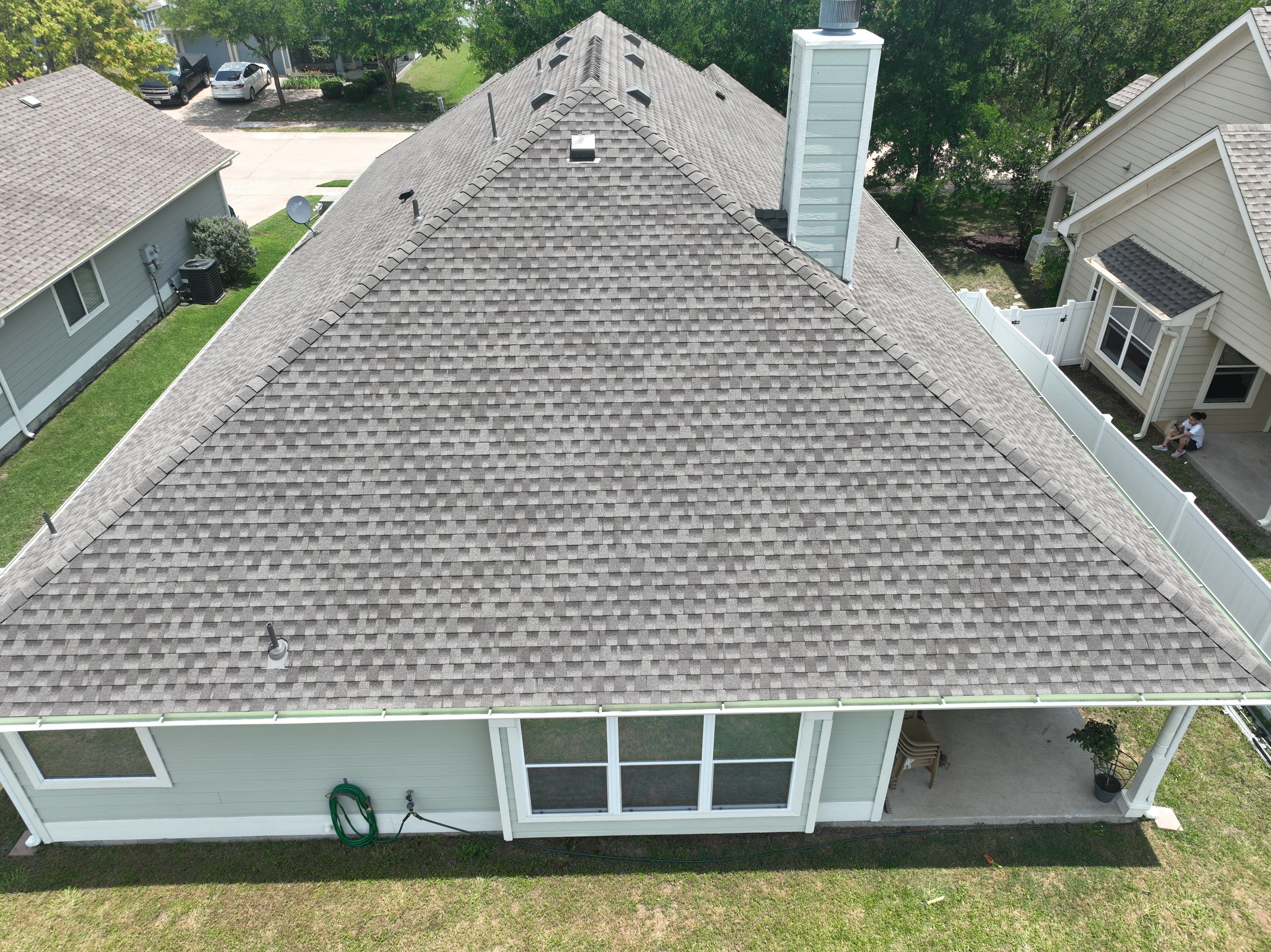 Residential Roofing Installation using GAF Timberline HDZ Weathered Wood by OneSource Roofing and Restoration