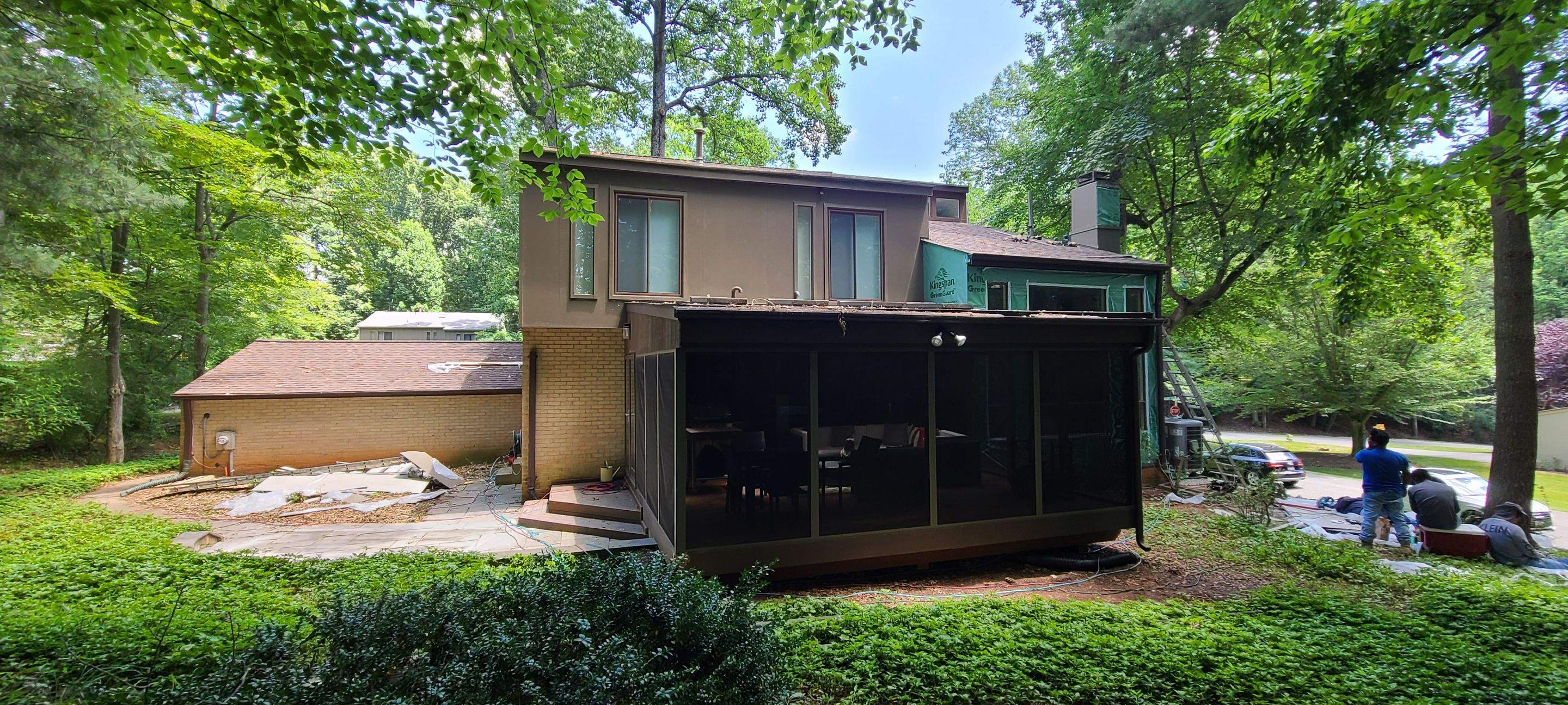 James Hardie Board and Batten Siding and ProVia entry door by Window Depot of Annapolis
