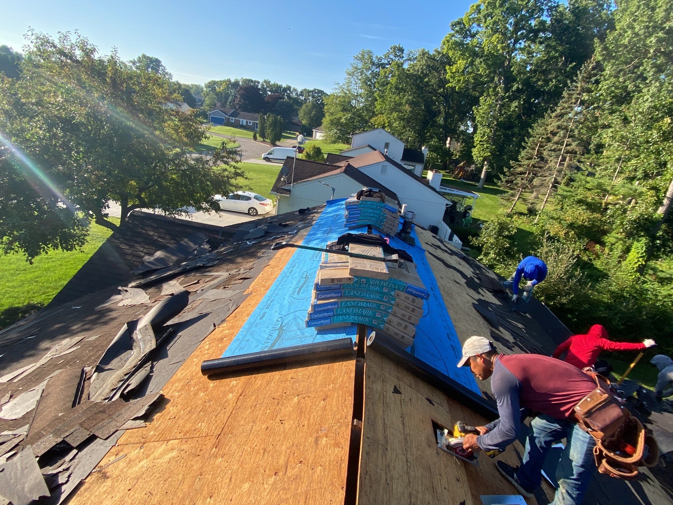 Roof Replacement using CertainTeed Landmark by 180 Contractors