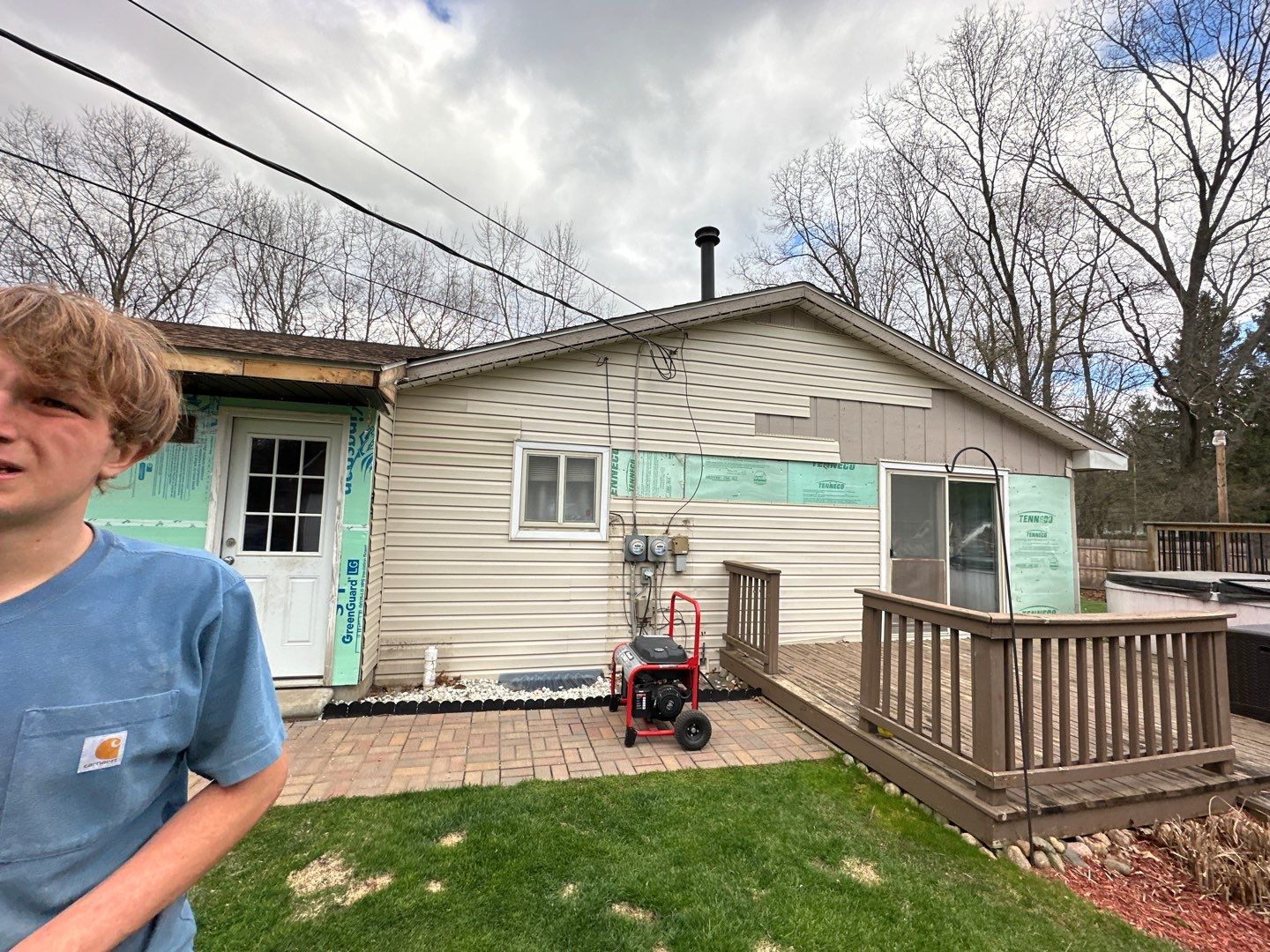 Siding Installation using Timbermill Forest Brown by 180 Contractors