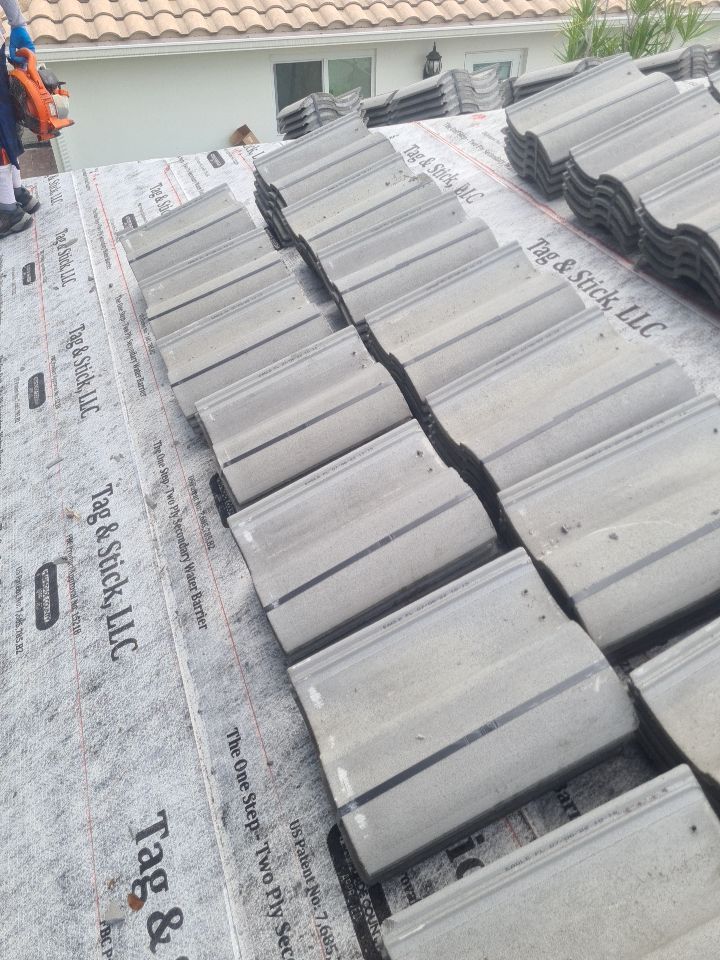 Residential Roofing Installation using Eagle Roofing Tile by BLUES BROTHERS ROOFING