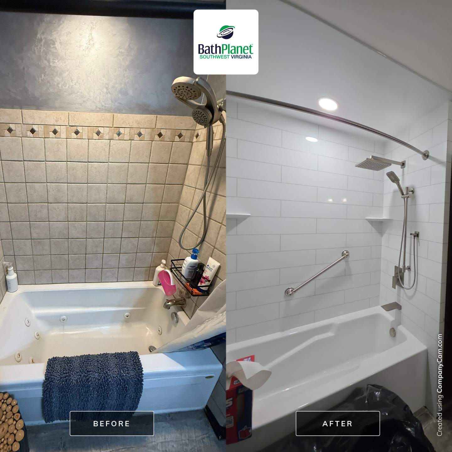 Tub to Shower by BathPlanet SW Virginia