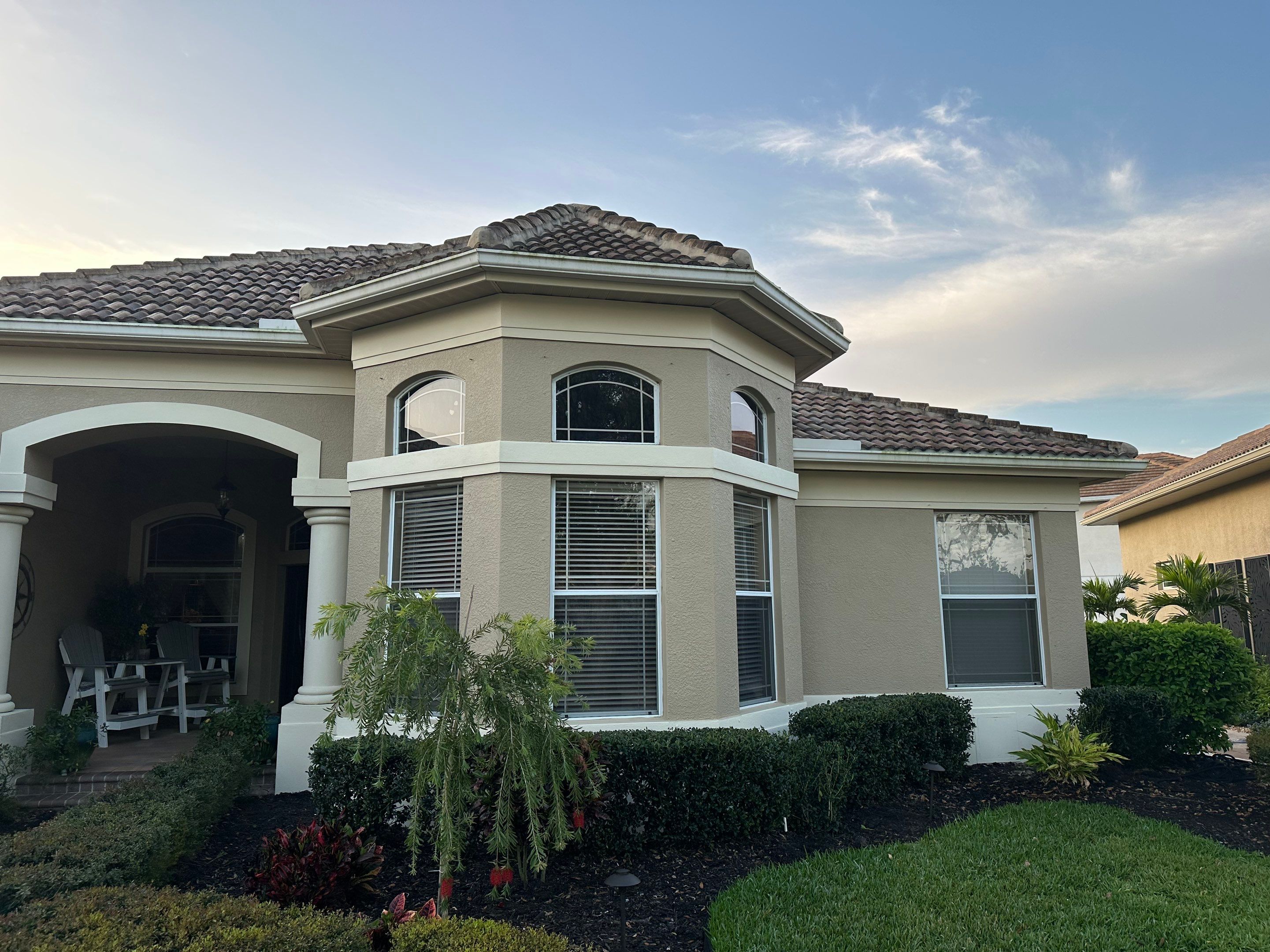 Concrete Tile Roof Cleaning in Winding River Community, Bradenton, FL | Sunshine AquaWash by Sunshine AquaWash