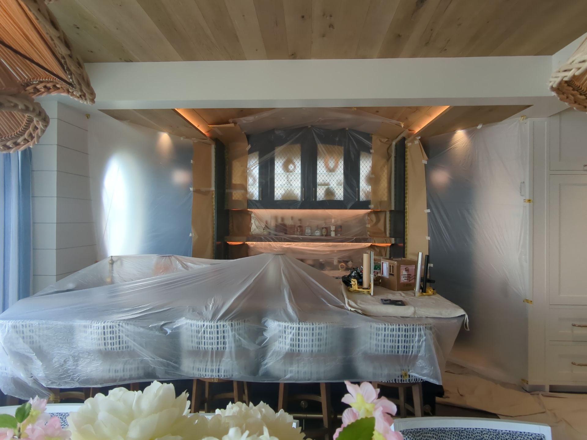 Luxury Wine Cabinets Refinishing - Stone Harbor by FreshCoat Works LLC
