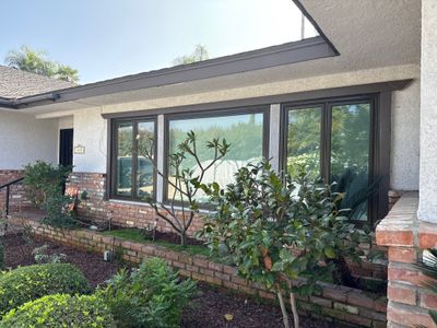 New Dark Frame Milgard Window and Sliding Door Installation in Covina