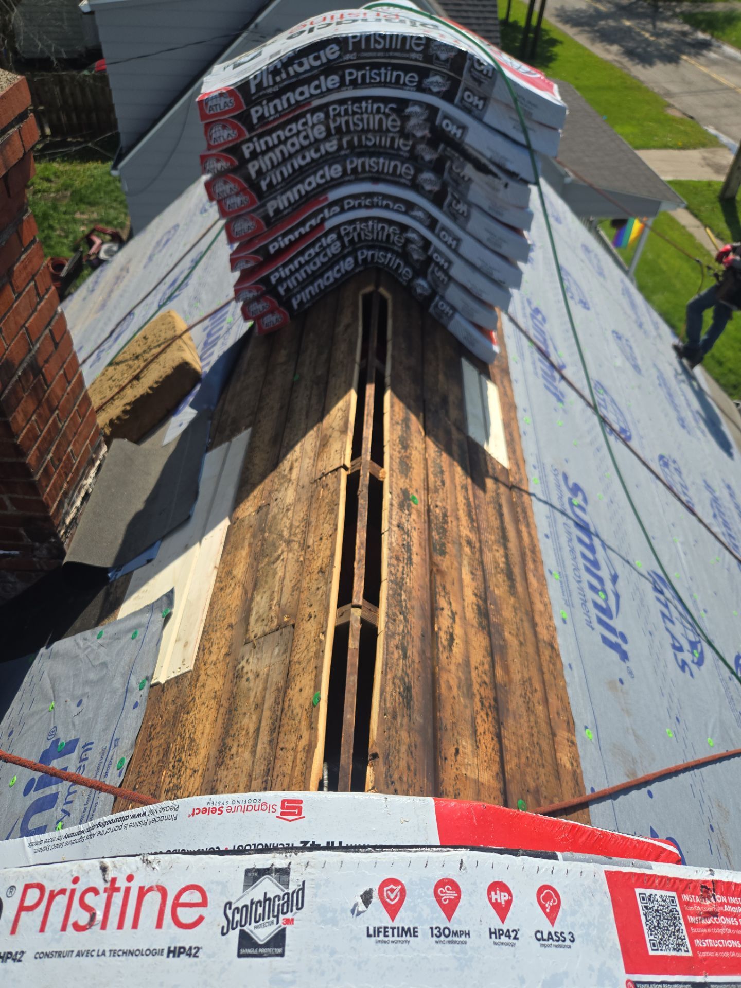 Judi C: Atlas Pinnacle, Color, Coastal Granite, Drip Edge, Color, Black by Eagle Eye Roofing