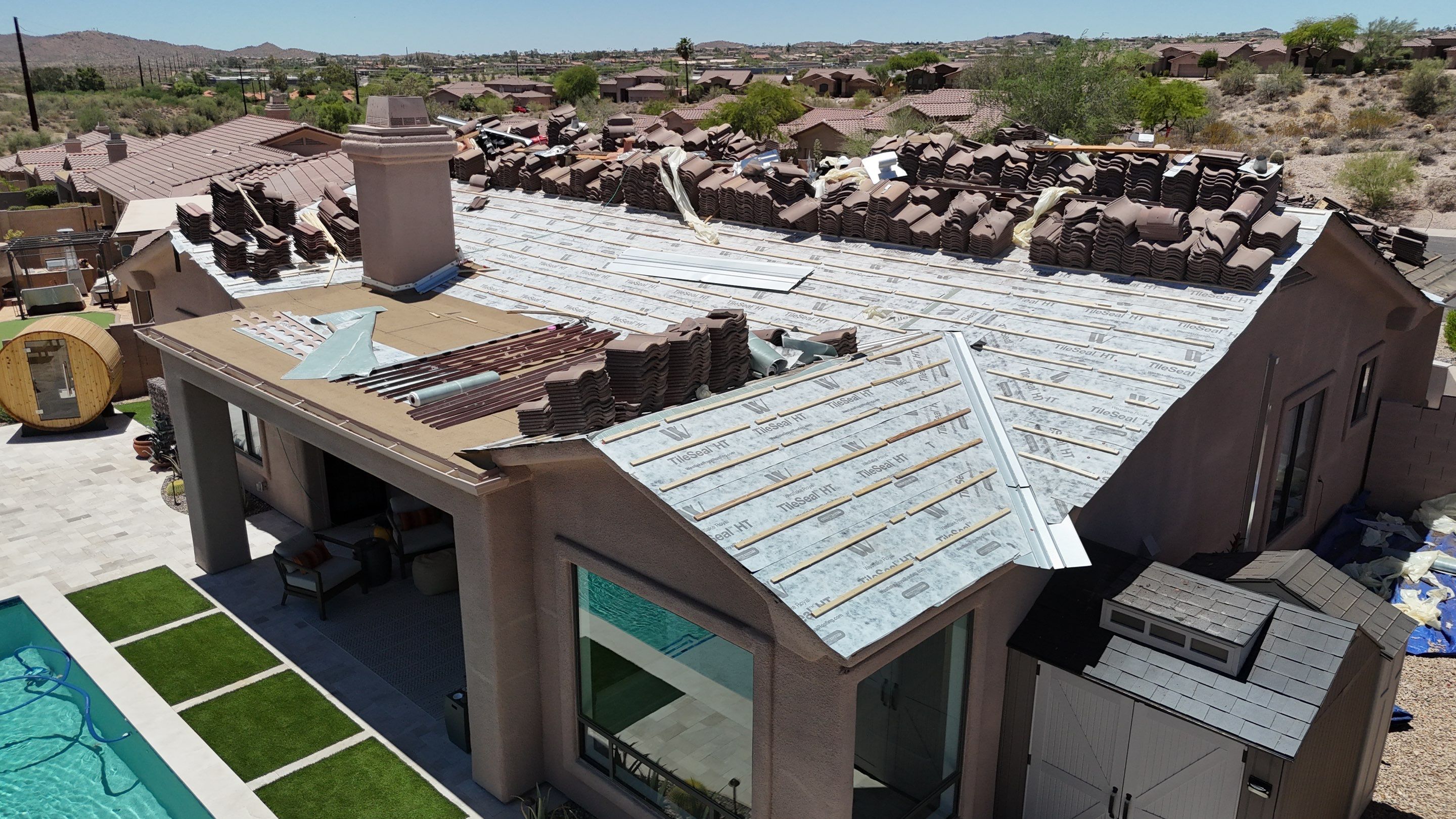 Project in Fountain Hills, AZ by Saint Roofing