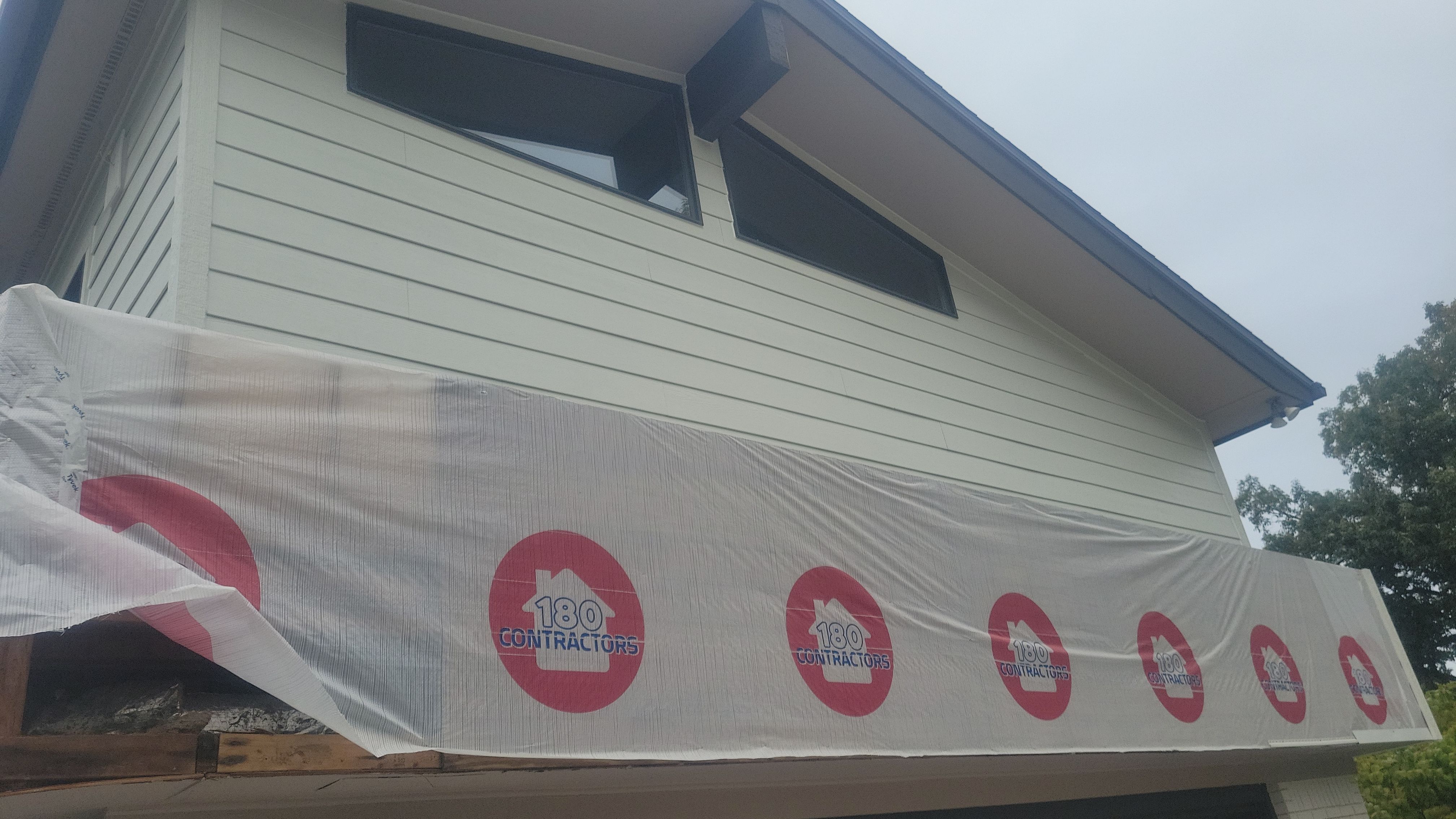 Siding Replacement using James Hardie Siding by 180 Contractors