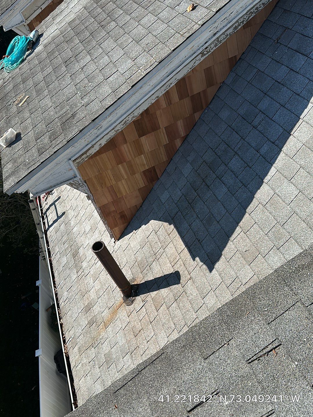 Siding Repair using Wood Shake by A Plus Exterior
