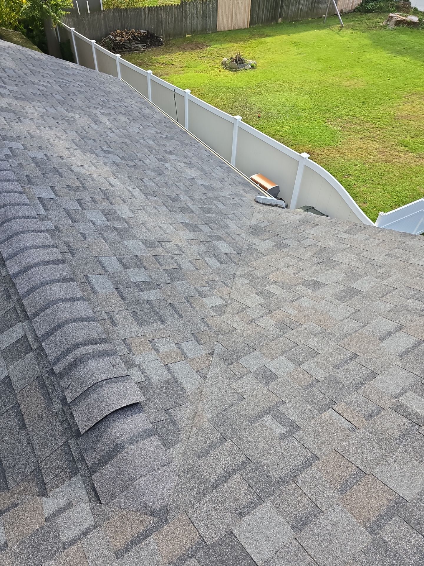 Residential Roofing Installation using Owens Corning TruDefinition Duration AR - Williamsburg Gray by A Plus Exterior