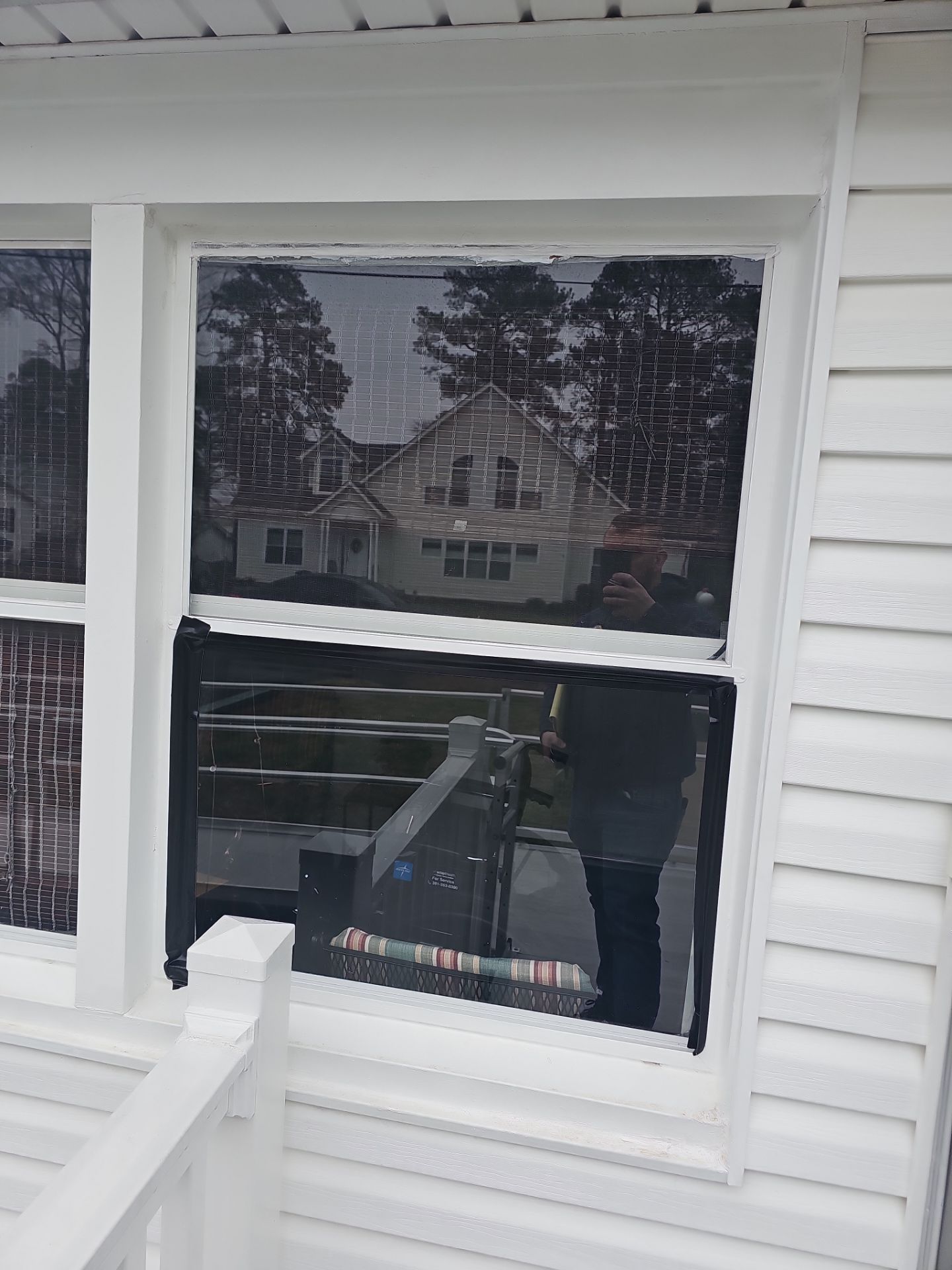 Paint and door replacement by Window Depot of Annapolis