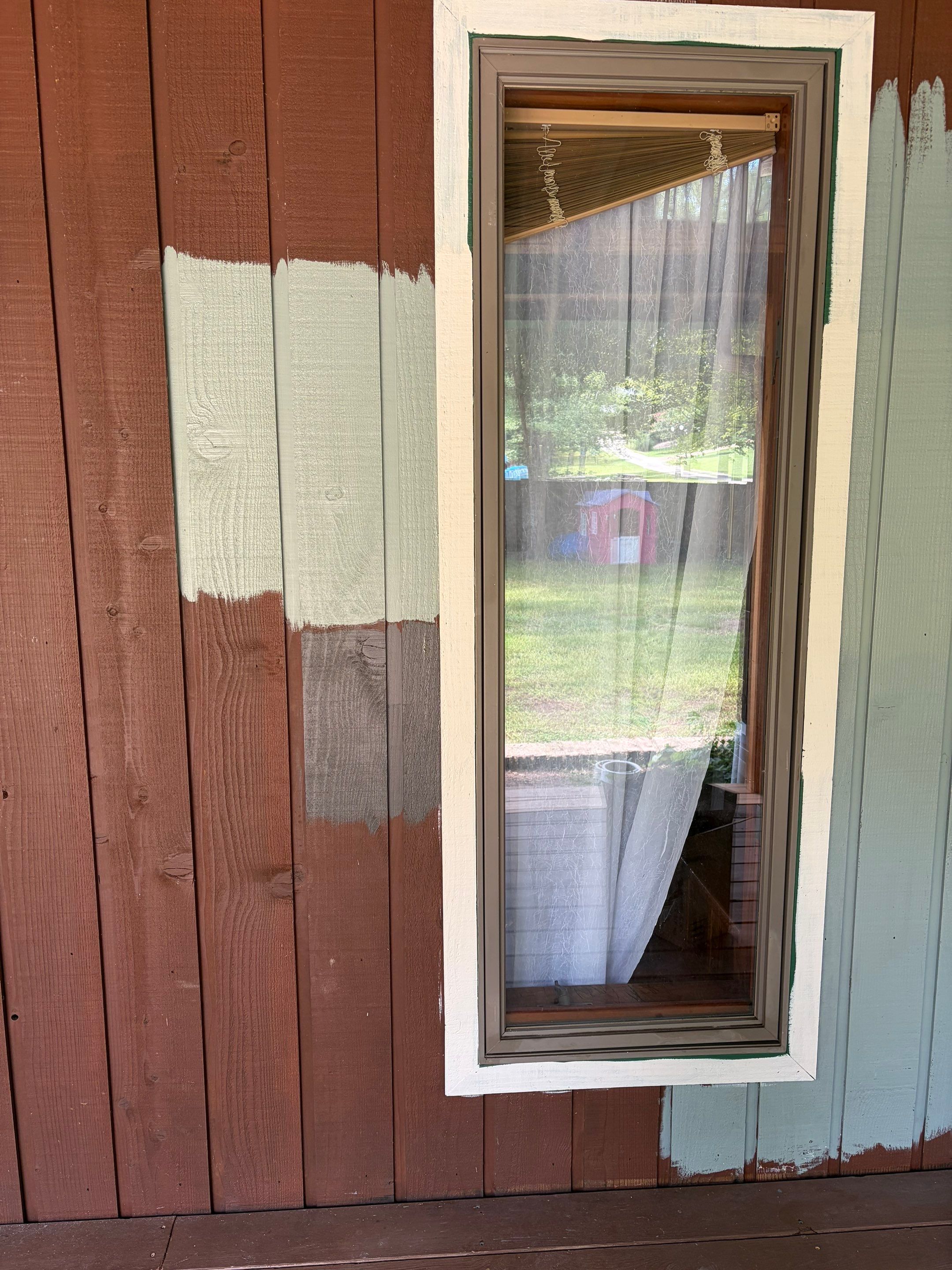 Careful Stain Work & Fresh Color on Unique Property Tyler, TX by Quality Coats Painting