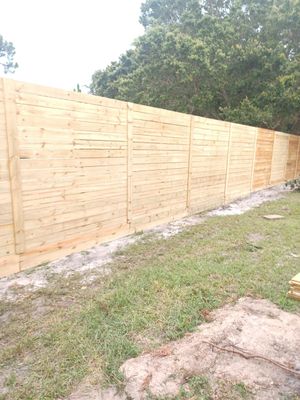 Venice, FL 8ft. Tall  Wood Horizontal Privacy Fence