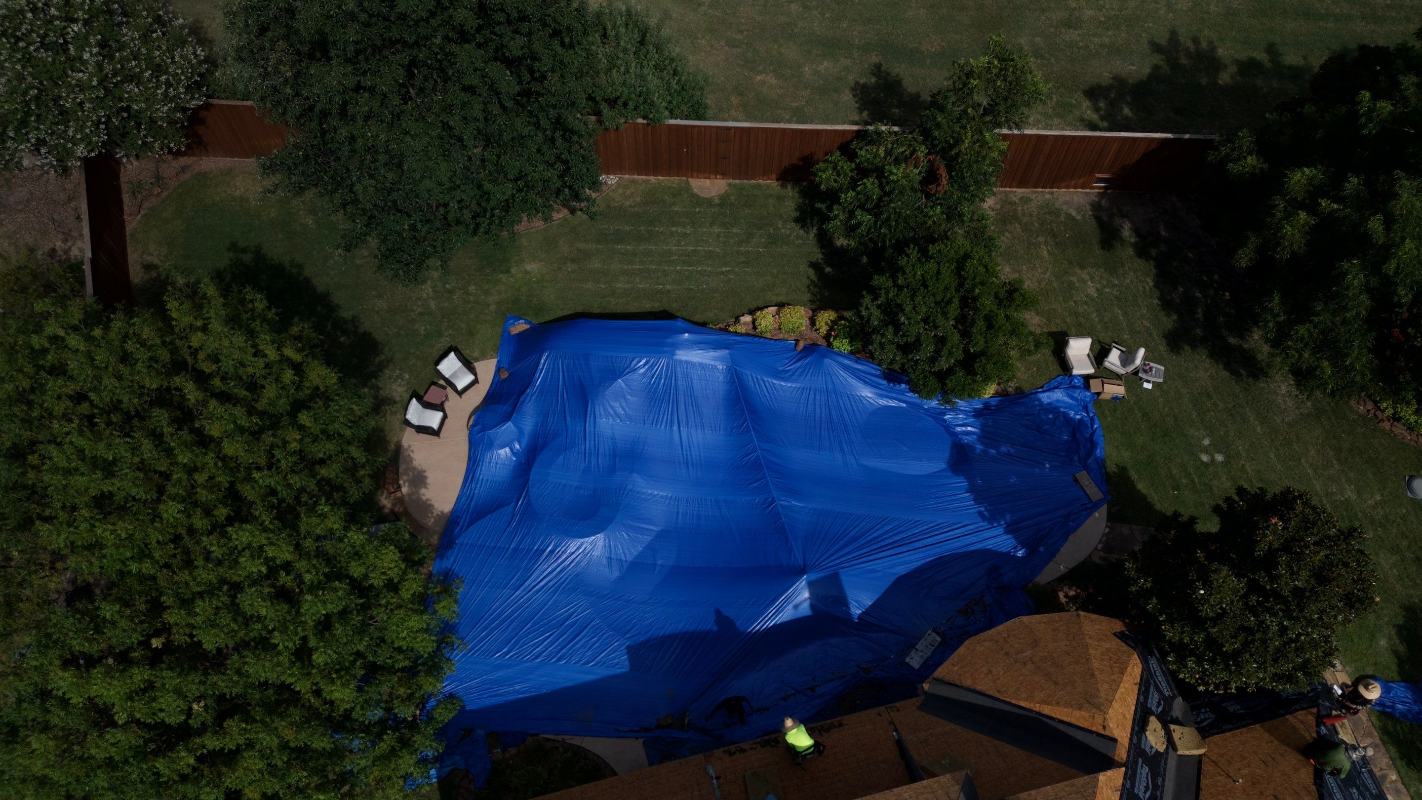 Residential Roof Repair using IKO Dynasty Class 3 Impact Resistant Shingles by Becker Roofing and Exteriors
