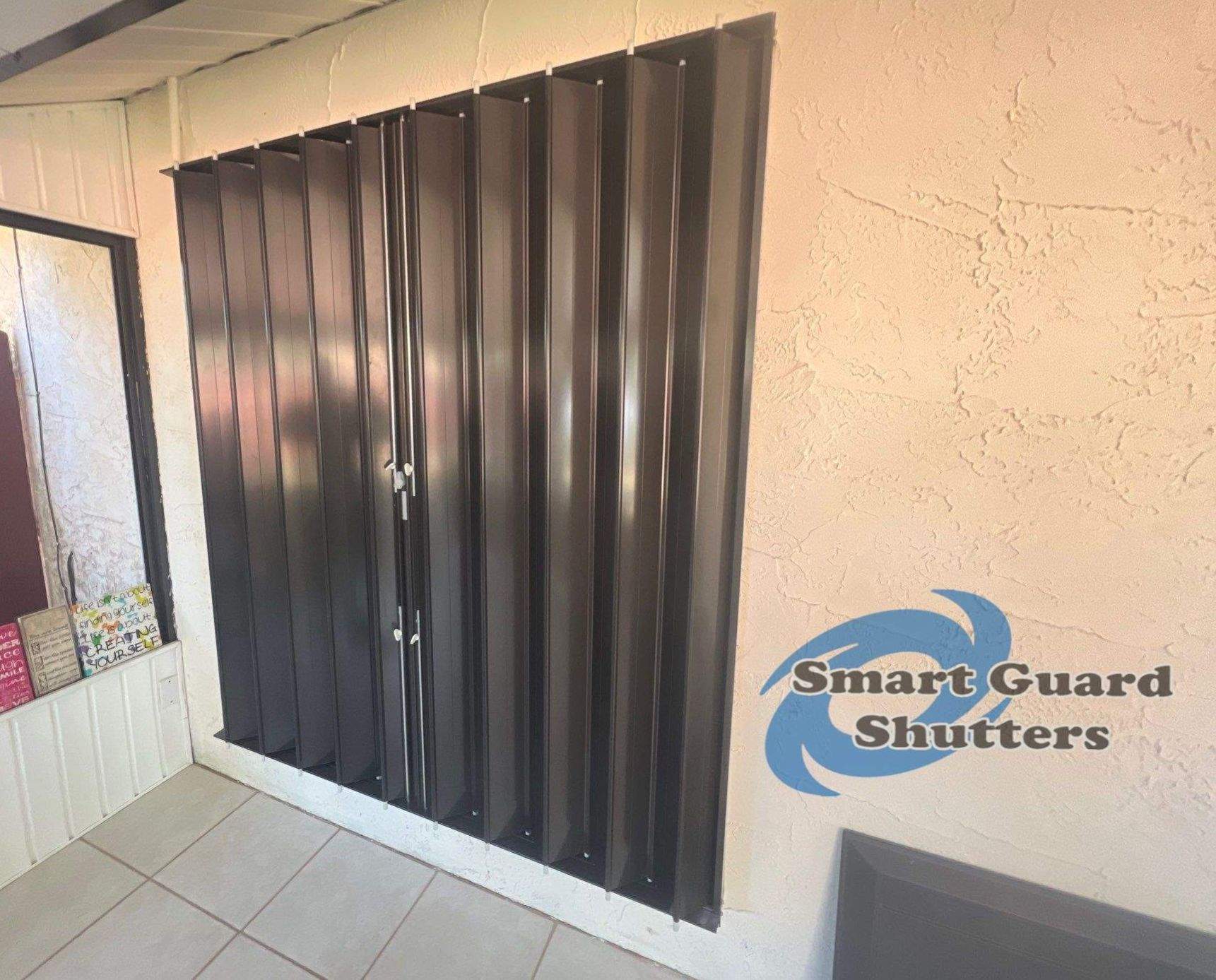 Hurricane Protection in Bronze by Smart Guard Shutters
