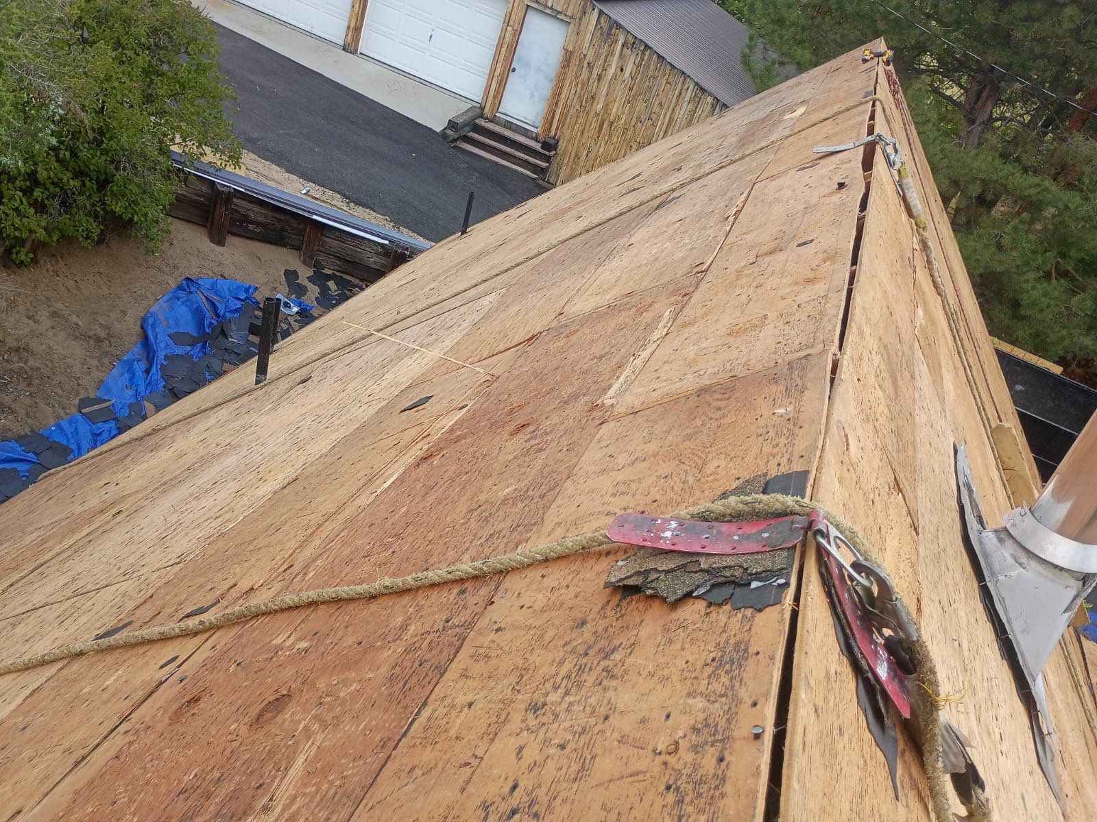 Architectural Shingle Roof Replacement for Boise Log Cabin Home by Olive Roofing
