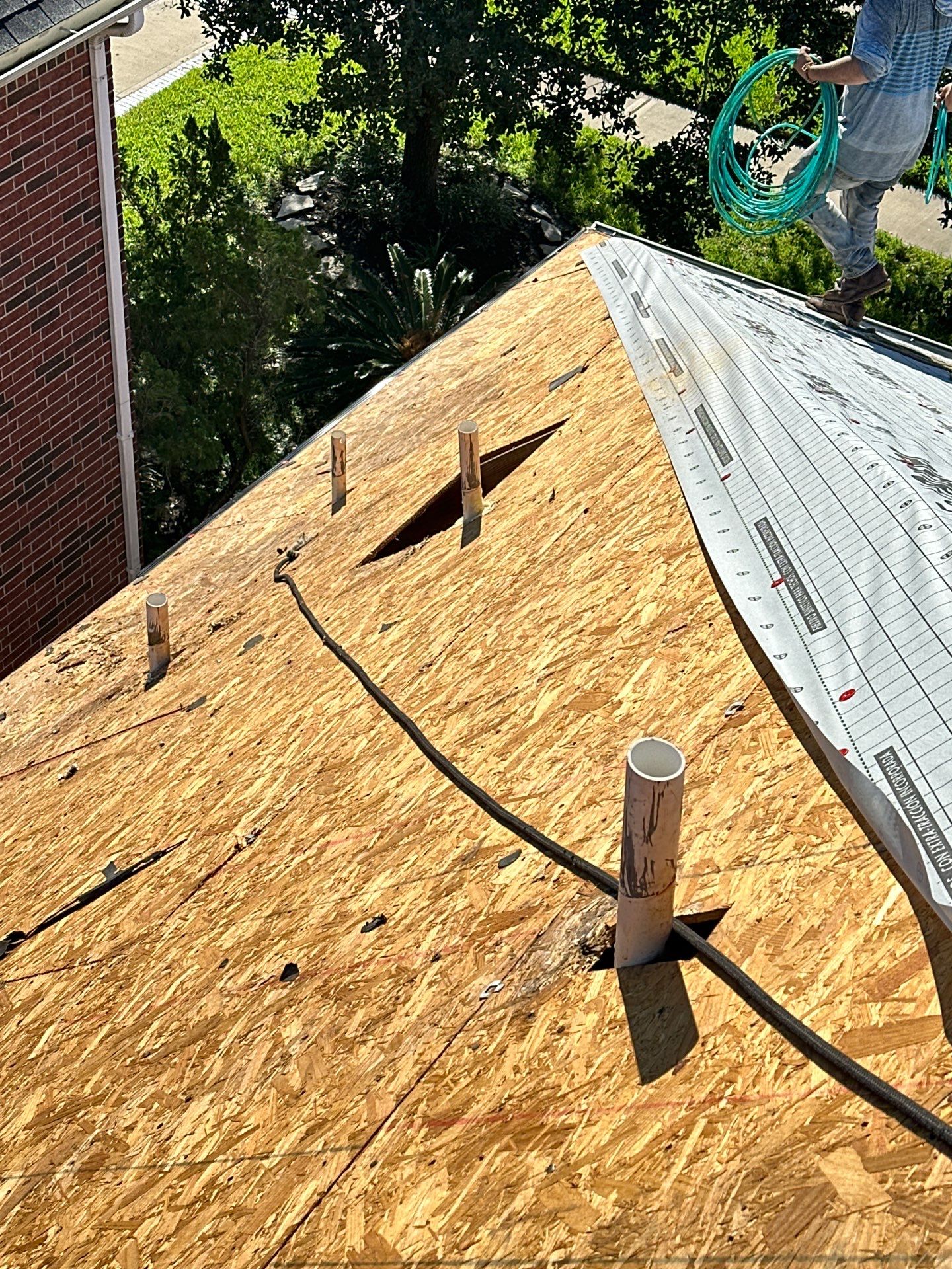 Project in Pearland by Motion Roofing