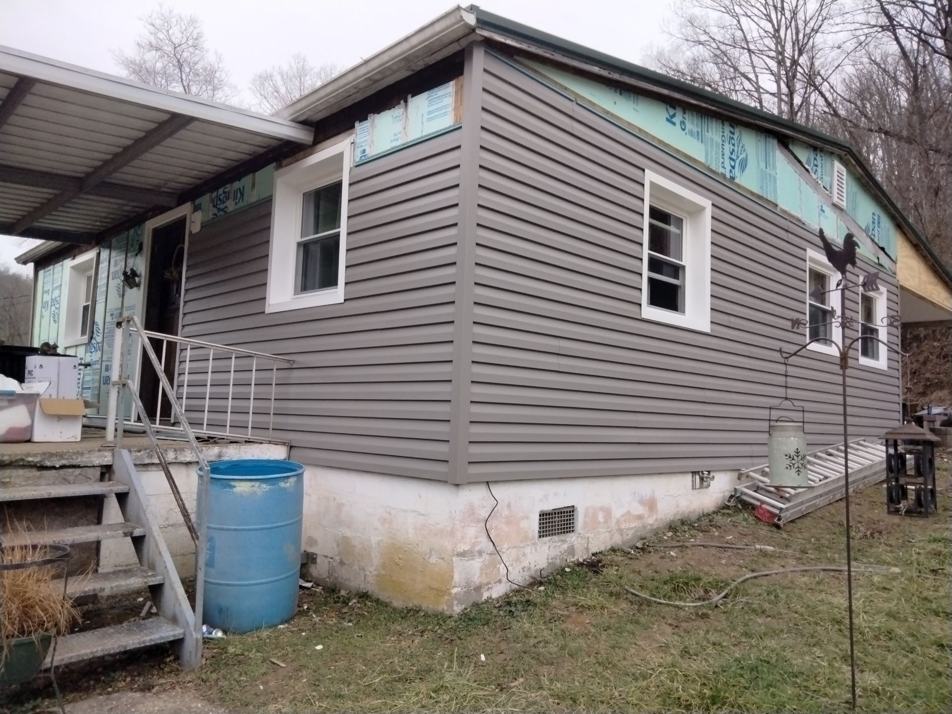 Secure Construction Company Inc. is thrilled to present the dramatic transformation of a residential property, given a new lease on life through our expert renovation work. by Secure Construction Company Inc