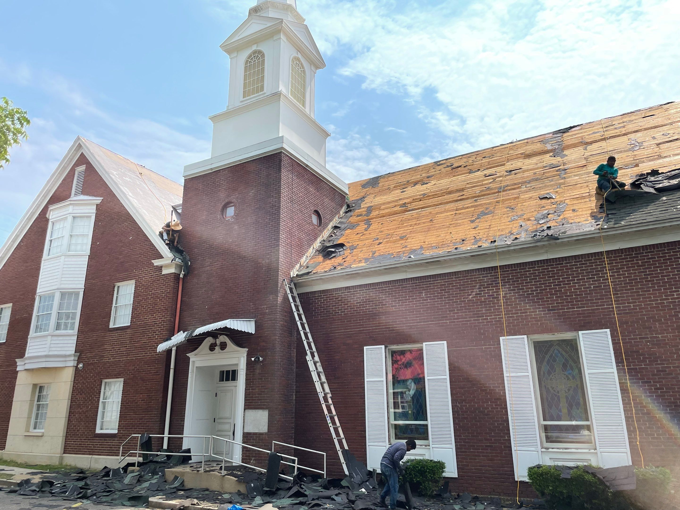 Church Reroof: 40 Year Impact Rated Architectural Shingles by Hostetler Roofing