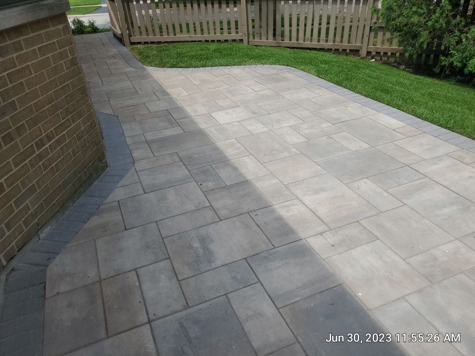 Brick paver clean, sand and seal. using Surebond SB-1300 by Northern Power Washing LLC.